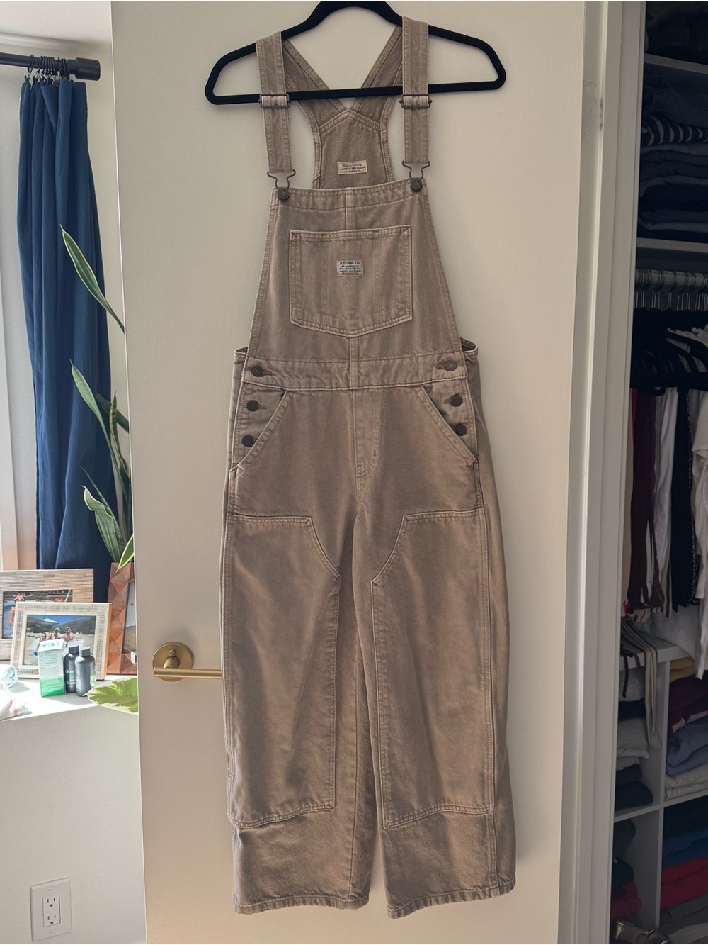 Levi’s Patchwork Overalls